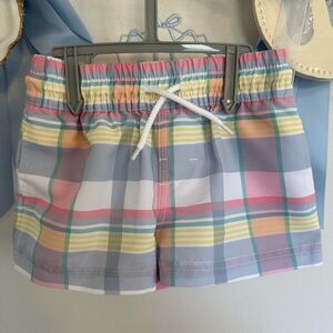 The Beaufort Bonnet Company Tortola Trunk in Tennis Pro Plaid
